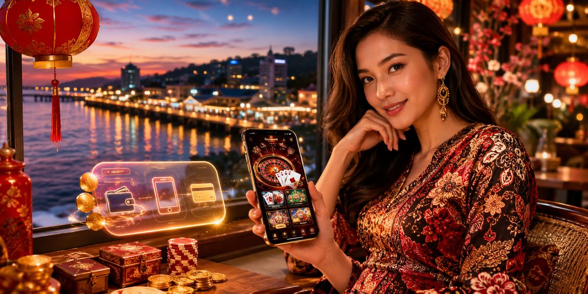 Pengguna Malaysia log masuk ke akaun eclbet melalui aplikasi kasino mudah alih