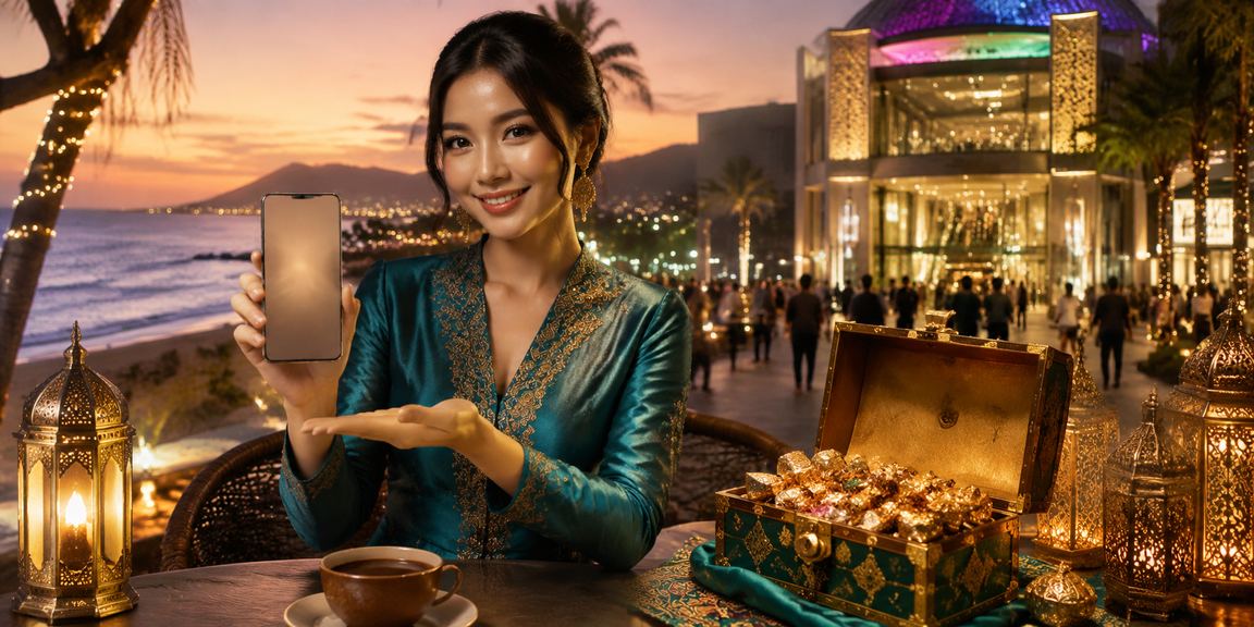 Pengguna Malaysia dari Penang menggunakan kasino mudah alih eclbet semasa Hari Raya